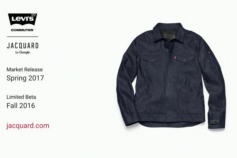 Google 和 Levi's 合作的「智能夹克」将在明年初上市