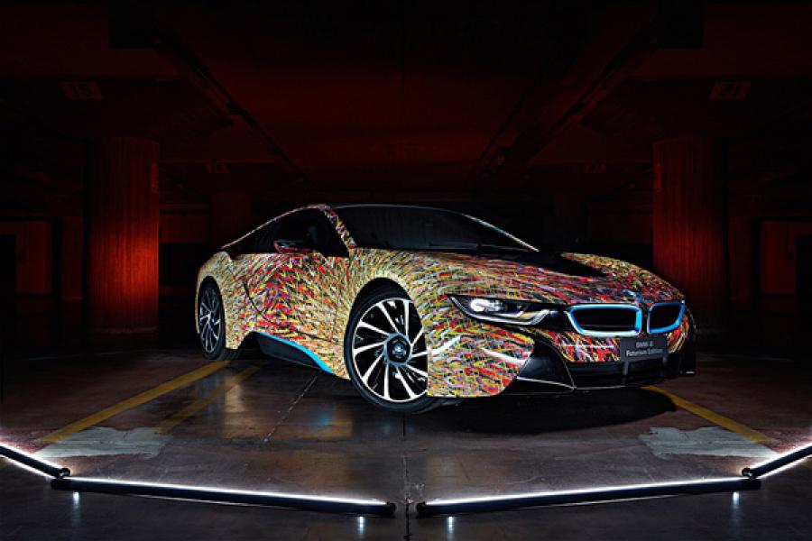 前卫艺术感！BMW 宝马推出 I8 未来风涂装