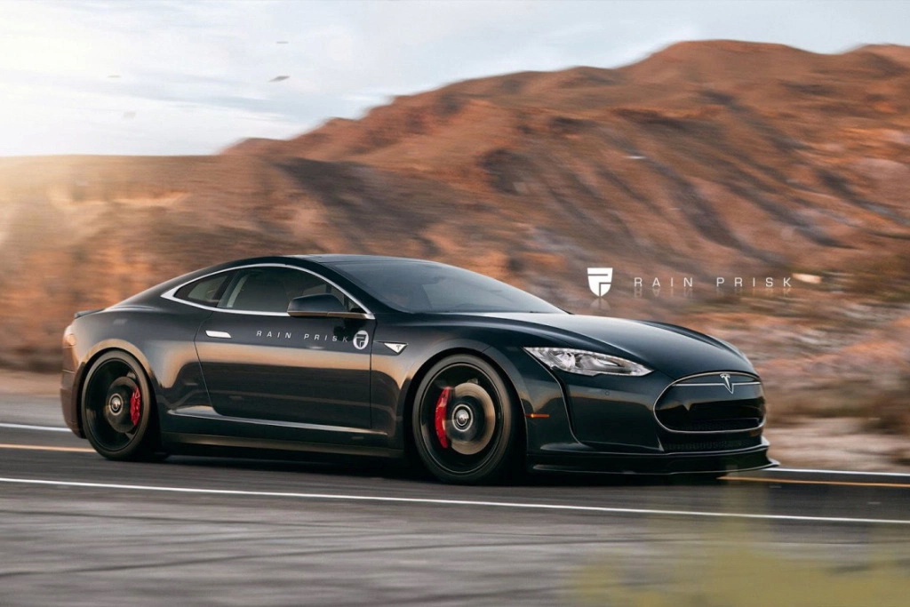 特斯拉 Tesla Model S Coupé－0 至 100 kmh 仅 2.5 秒的相称形态