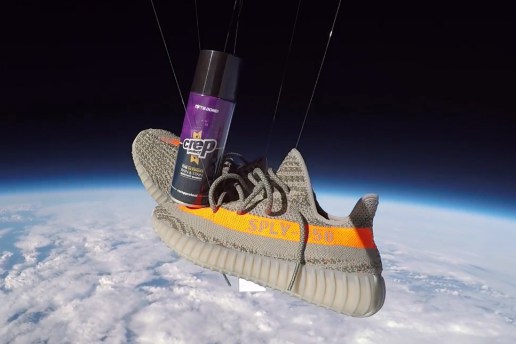 Crep Protect 将 YEEZY BOOST 350 V2 送上太空进行极端测试
