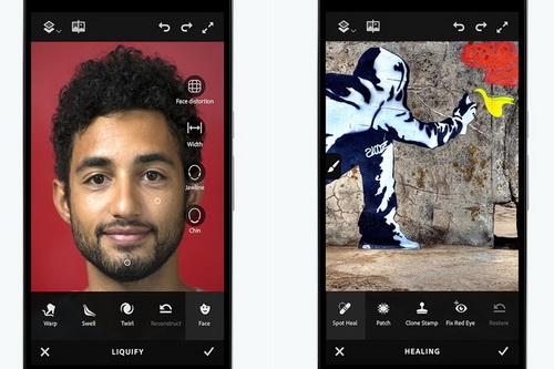 Adobe 的 Photoshop Fix App 终于来到 Android 上
