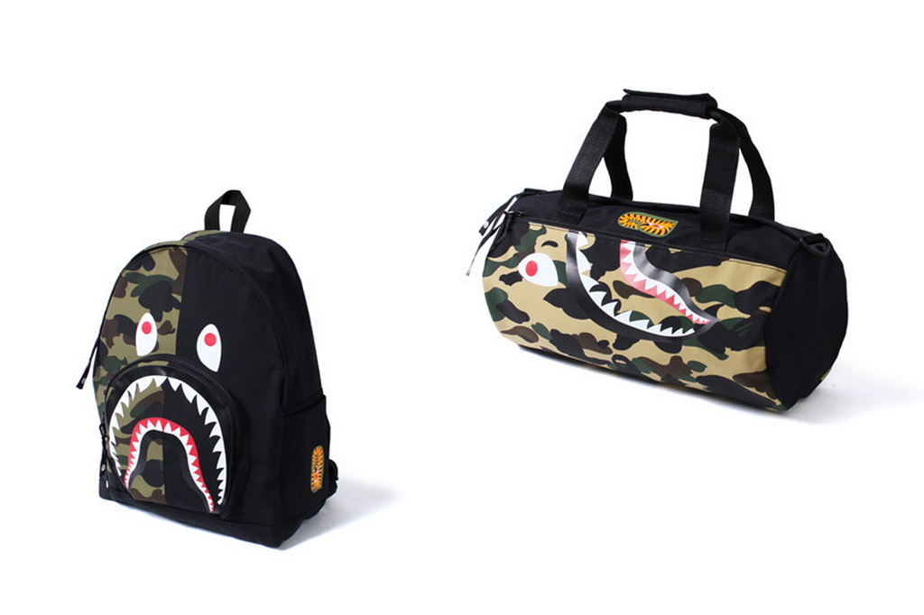 BAPE 1st Camo 鲨鱼主题迷彩包袋系列