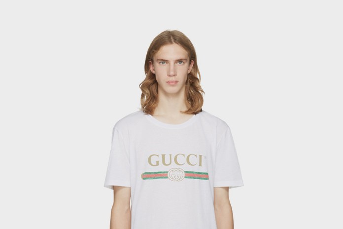 Gucci 于 SSENSE 释出全新 Logo Tee