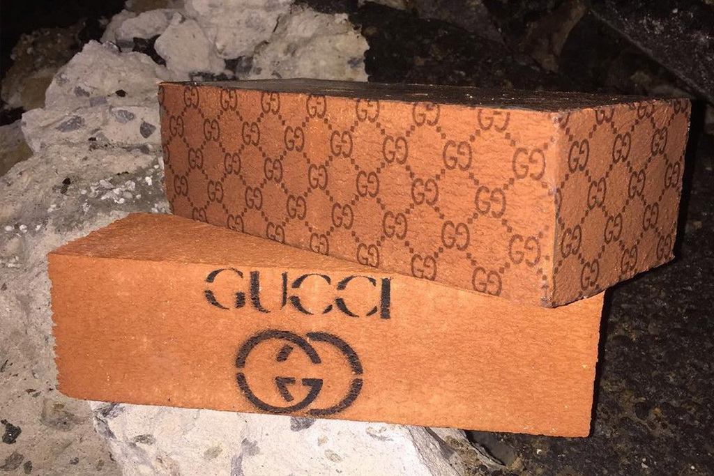 不日成名－「时尚恶搞大师」 Ava Nirui 展示手作 Gucci 砖