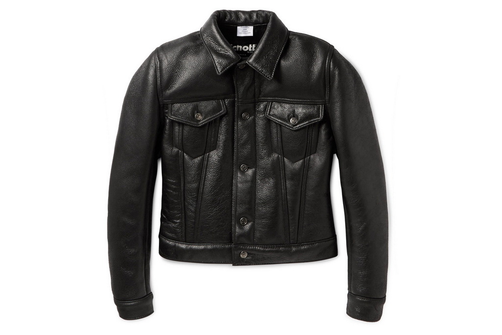 Vetements × Schott 联名机车夹克