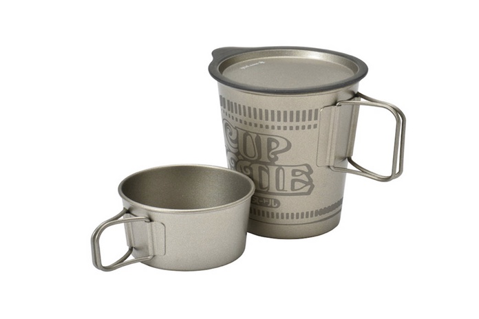 Snow Peak × Cup Noodle 钛金属盛载具