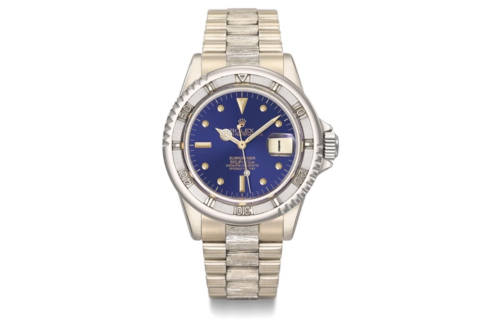 劳力士 Rolex 白金原型 Submariner 创下拍卖新纪录