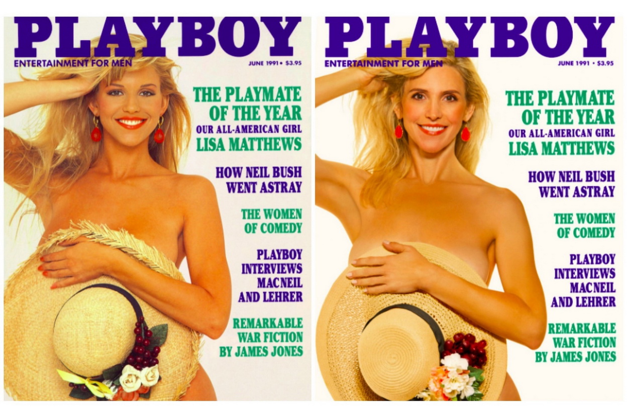 7 位《Playboy》女郎重现经典封面