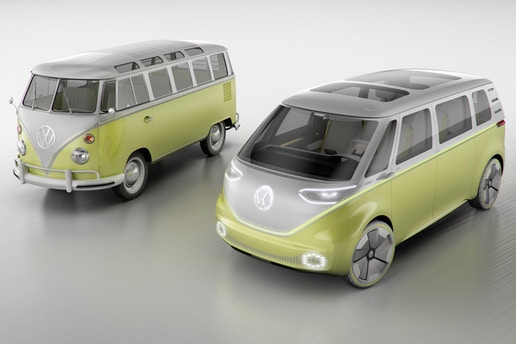 经典面包车进化－Volkswagen I.D. BUZZ 电动概念车量产落实