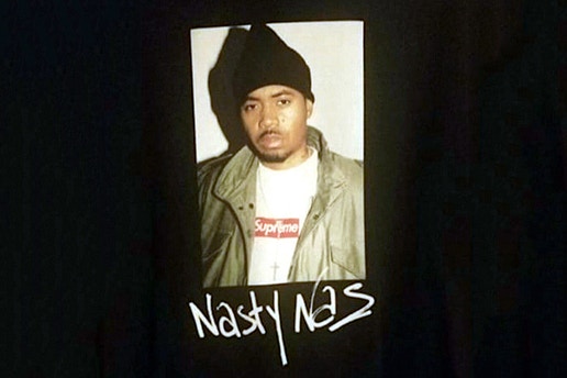Nas x Supreme 联名肖像 T-Shirt 实物谍照曝光