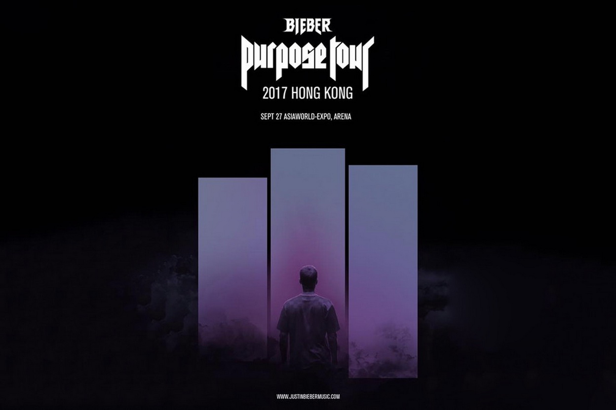 Justin Bieber 世界巡回演唱会《Purpose Tour》将于 9 月登陆香港