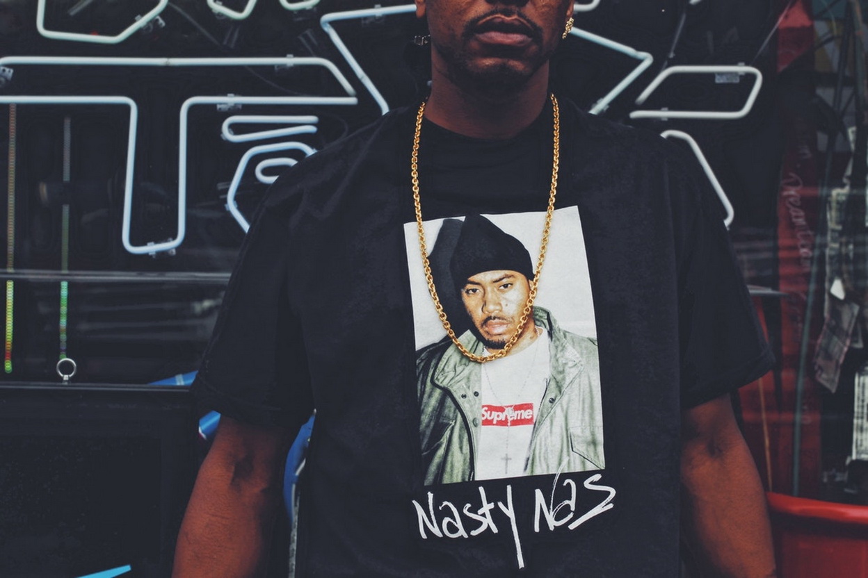 Nas × Supreme 联名肖像 T-Shirt 再度曝光