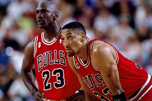 昔日战友 Michael Jordan 与 Scottie Pippen 再度同场献技