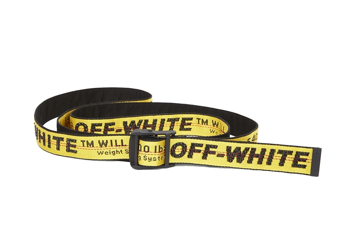 OFF-WHITE 2017 秋冬全新「Industrial Belt」腰带系列正式上架