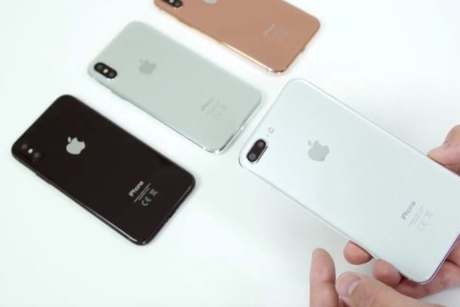 科技达人 Danny Winget 对比 iPhone 7s Plus 与 iPhone 8 两款新机模型