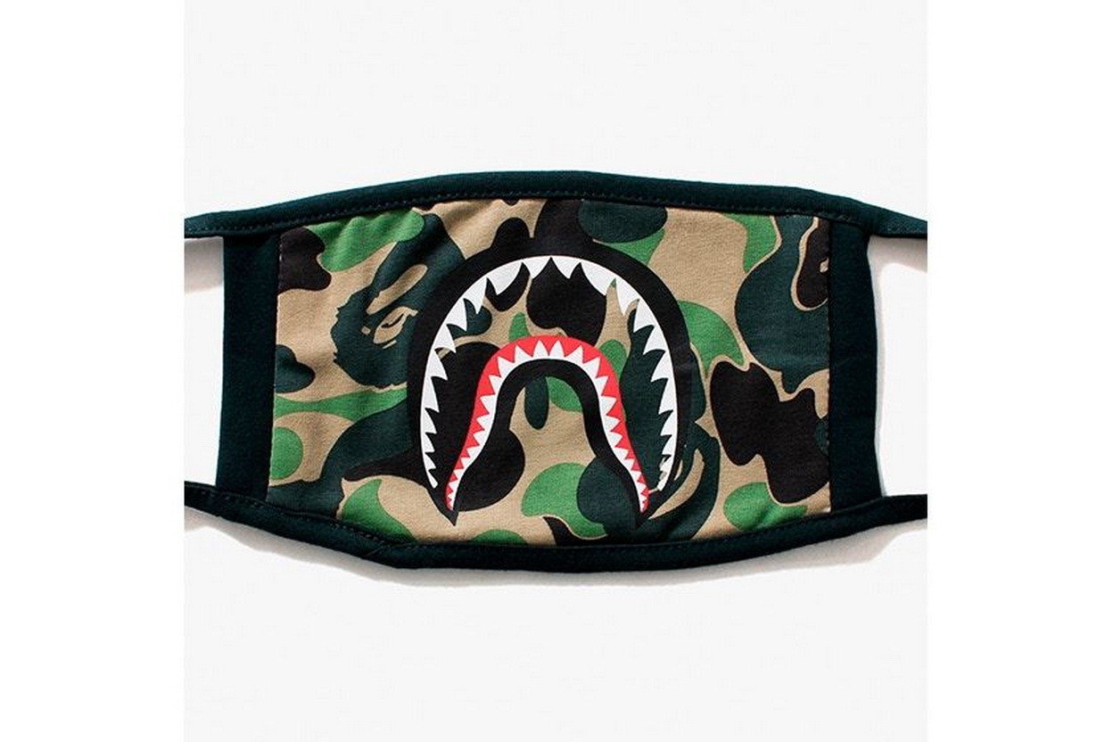 BAPE 推出全新迷彩鲨鱼口罩系列