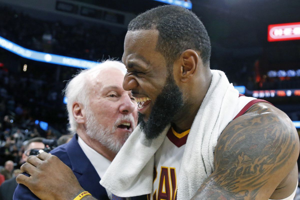 据称 Gregg Popovich 将亲自劝说 LeBron James 加盟 Spurs