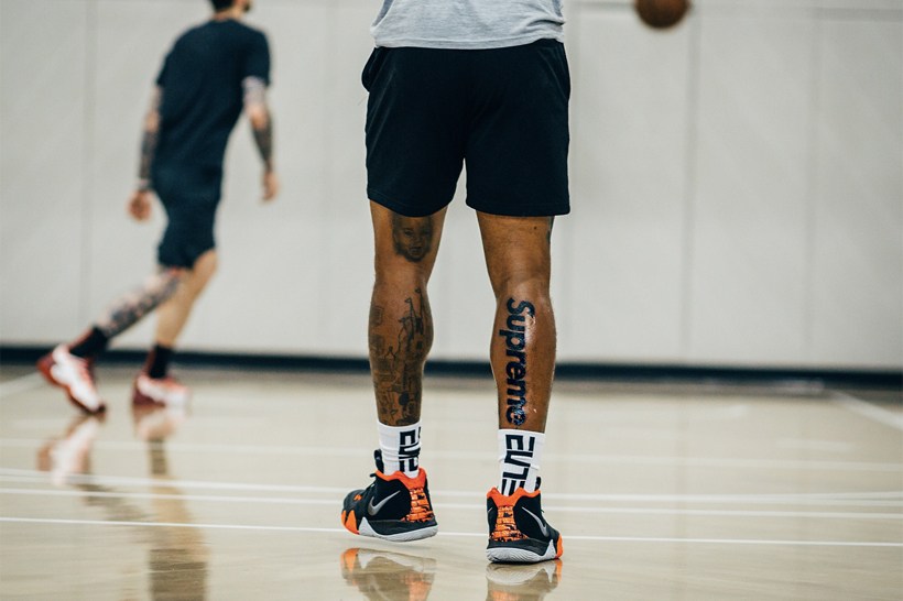 J.R. Smith 竟将「Supreme」Logo 纹在腿上