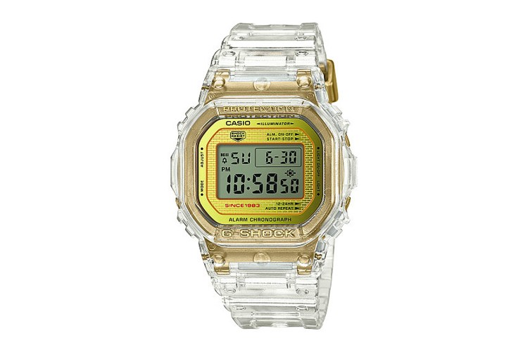 G-SHOCK 推出透明表壳「Glacier Gold」35 周年别注系列