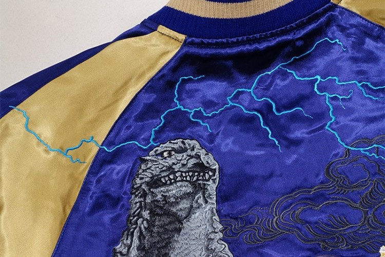 日本 GODZILLA 推出全新哥斯拉横须贺刺绣外套