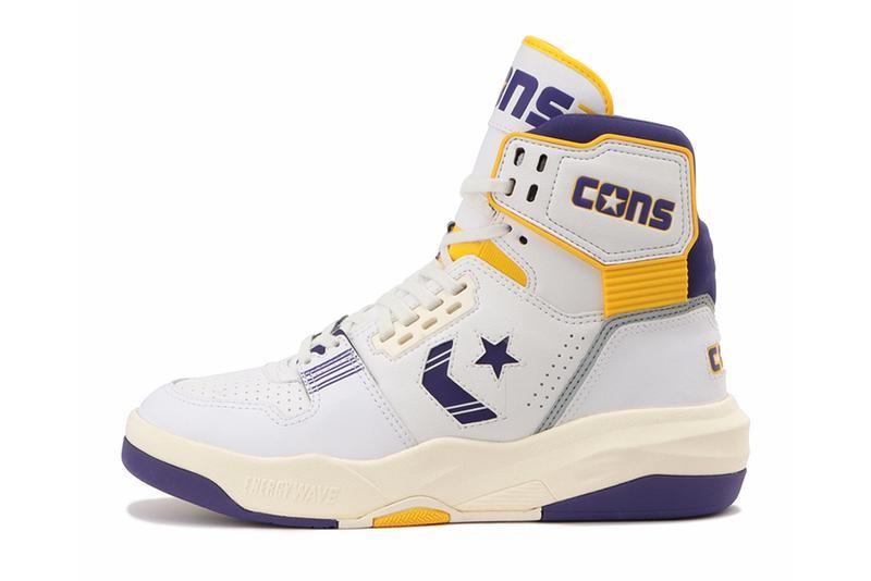 Converse 八十年代篮球经典 ERX-400 EW Hi 推出「Lakers」配色鞋款