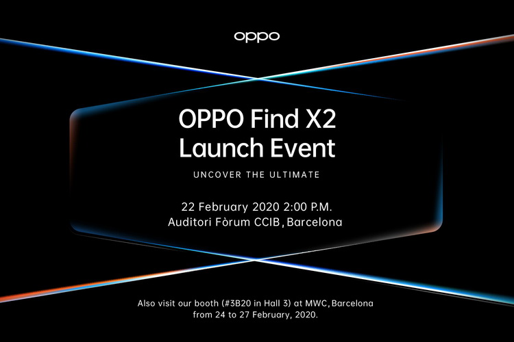 Oppo Find X2 确定于 2 月 22 日发布