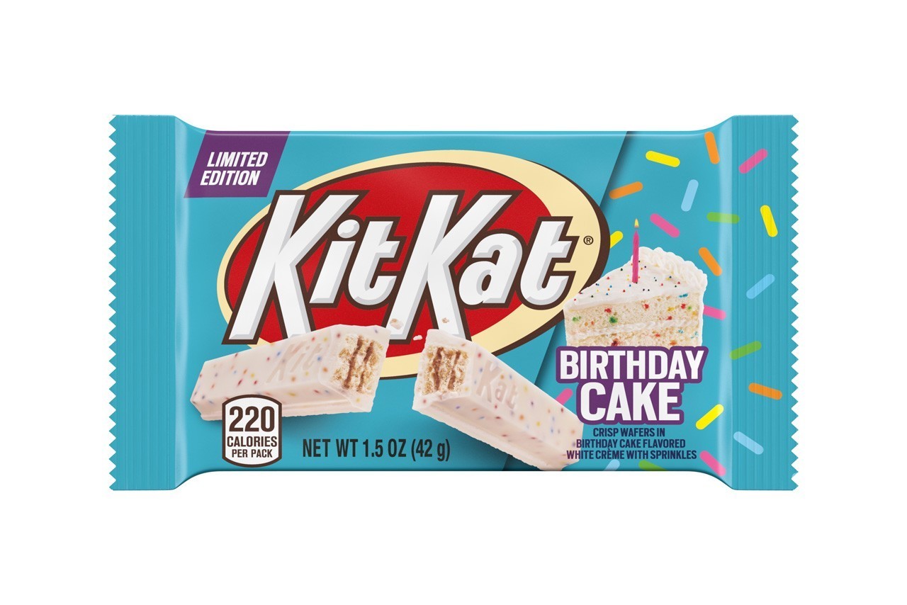 Kit Kat 推出全新「生日蛋糕」口味巧克力威化饼干