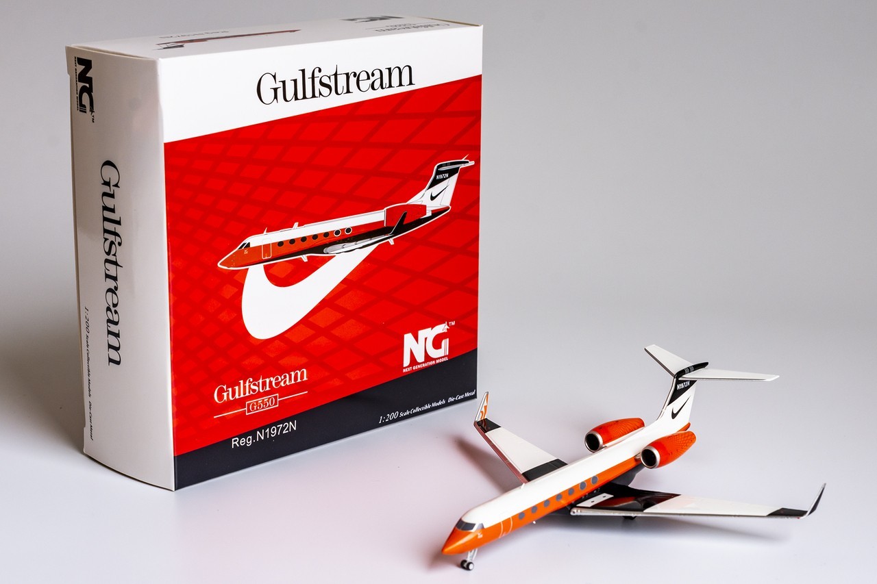 Threshold Aviation 打造全新 Nike「Gulfstream G-550」公务机模型