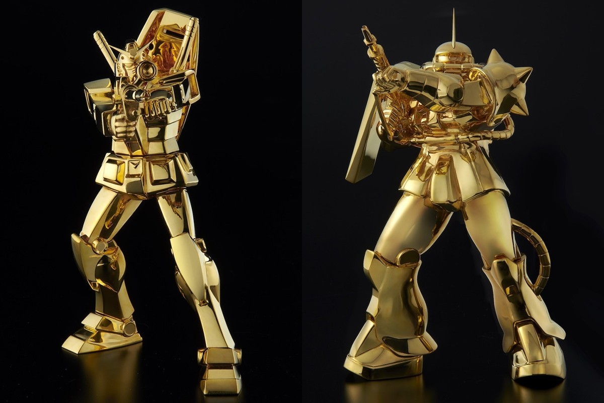 Sunrise 携手 U-Works 打造价值 $240,000 美元纯金 Gundam 模型
