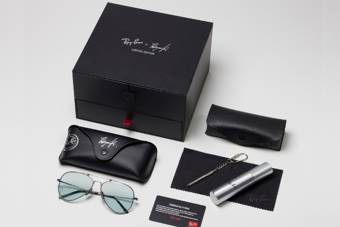 Ray Ban 携手木村拓哉打造限量联乘 Aviator 型号墨镜