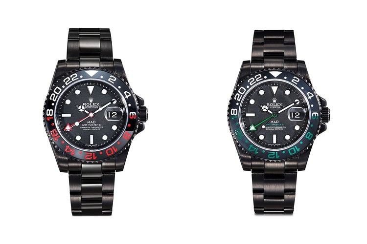 MAD Paris 推出全新 Rolex GMT Master II 红绿细节定制腕表