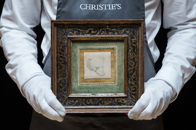 《Head of a Bear》真迹画作成交价高达 ￡880 万英镑