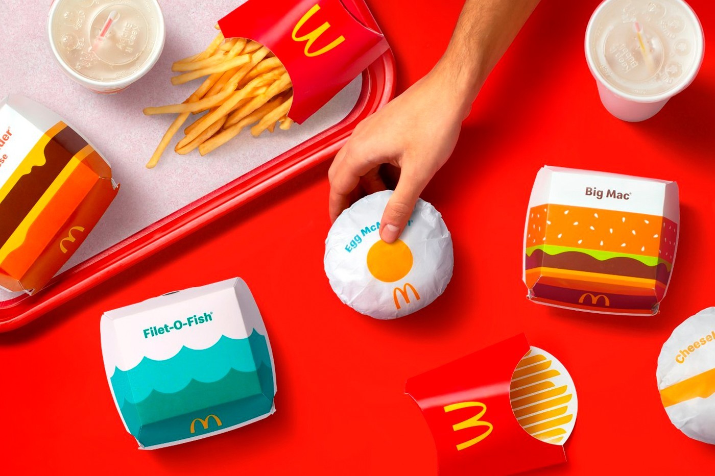 McDonald's 麦当劳揭示全新餐点包装