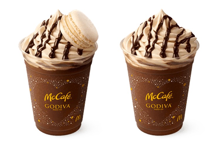 日本 McDonald's 推出全新 GODIVA × McCafé 系列饮品