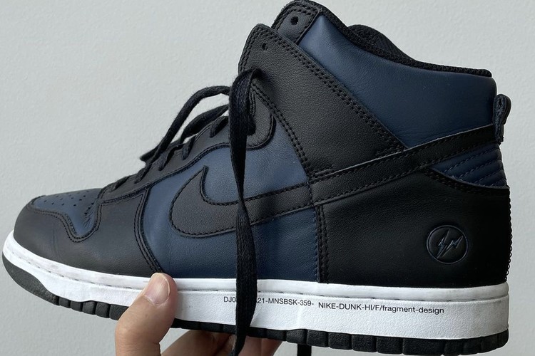 藤原浩疑似曝光 fragment design × Nike Dunk High 最新联名配色鞋款