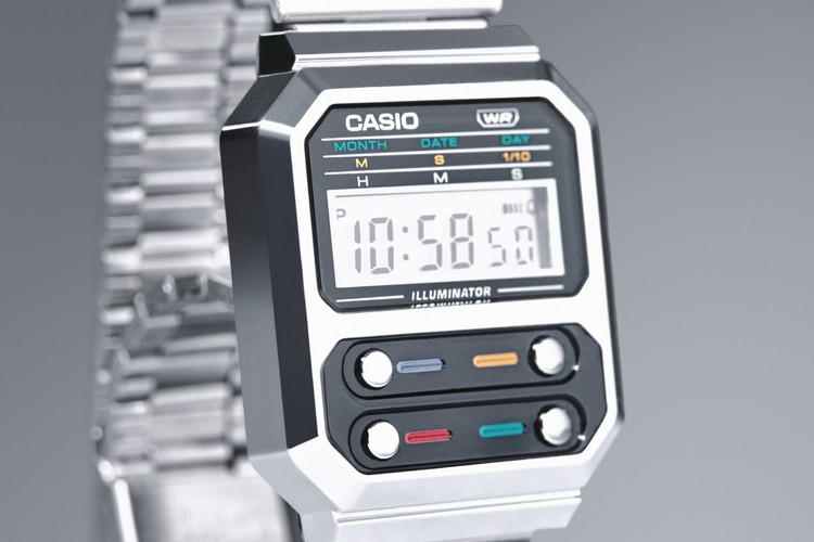 CASIO 推出融合复古和未来主义风格的全新 A100WE