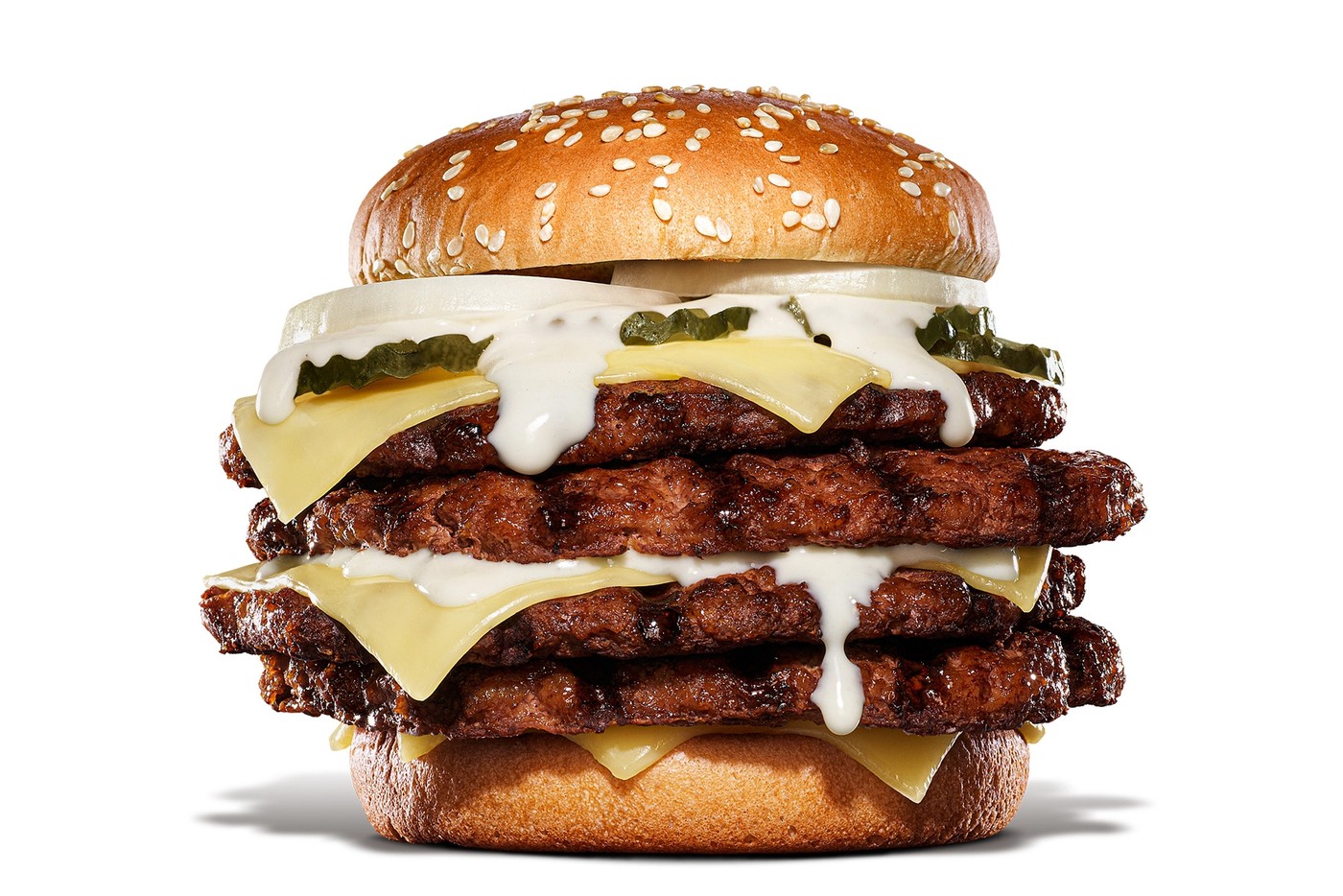 日本 Burger King 全新重达一磅「King Yeti Cheese Burger」正式限时推出
