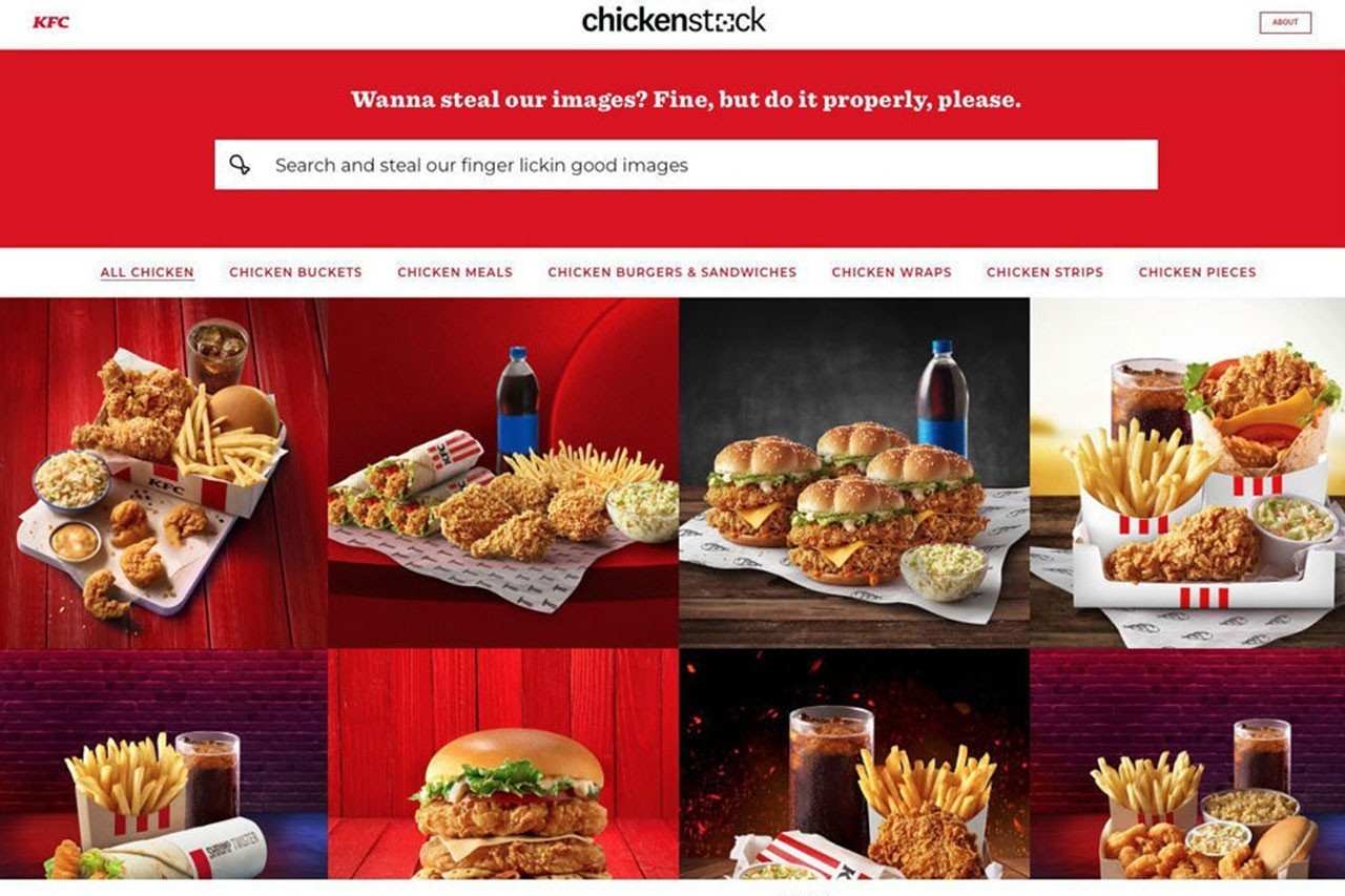 肯德基 KFC 正式开通免费的「鸡肉」图片素材网站「ChickenStock」