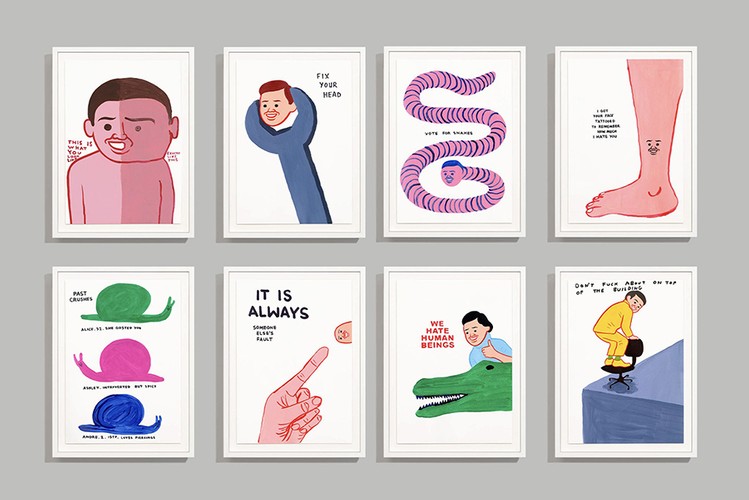 David Shrigley 携手 Joan Cornellà 推出合作系列「VOTE」