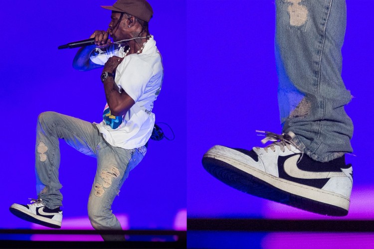 Travis Scott 率先上脚尚未发售全新 Air Jordan 1 Low 联名配色鞋款