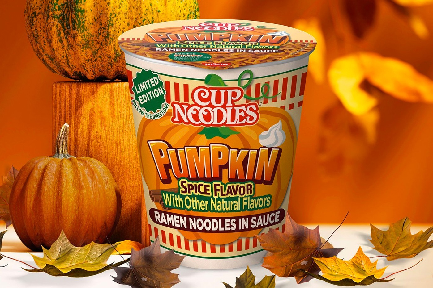 Nissin 日清食品「南瓜香料 Pumpkin Spice」口味杯面即将回归