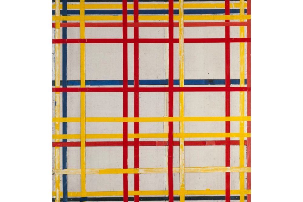 荷兰抽象大师 Piet Mondrian 画作疑似「倒挂」展出长达 77 年