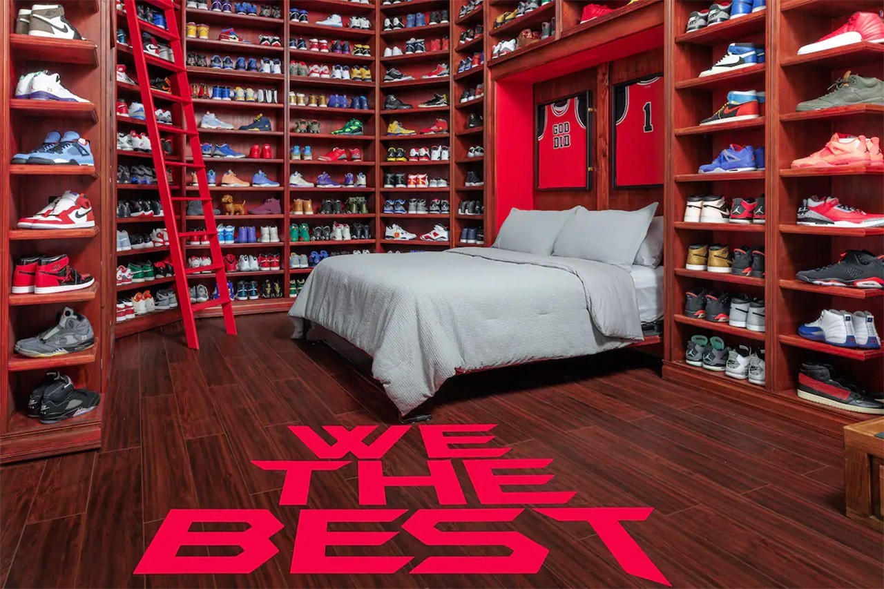 现在你可以通过 Airbnb 住进 DJ Khaled 殿堂级球鞋储藏间
