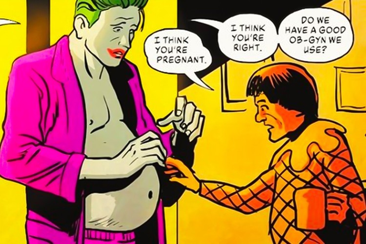 「小丑 Joker」于 DC Comics 最新一期漫画中意外怀孕并生下小孩