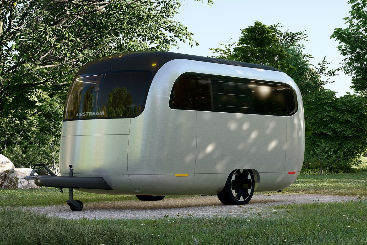 Airstream 携手 Porsche 打造全新豪华概念「旅行拖车」