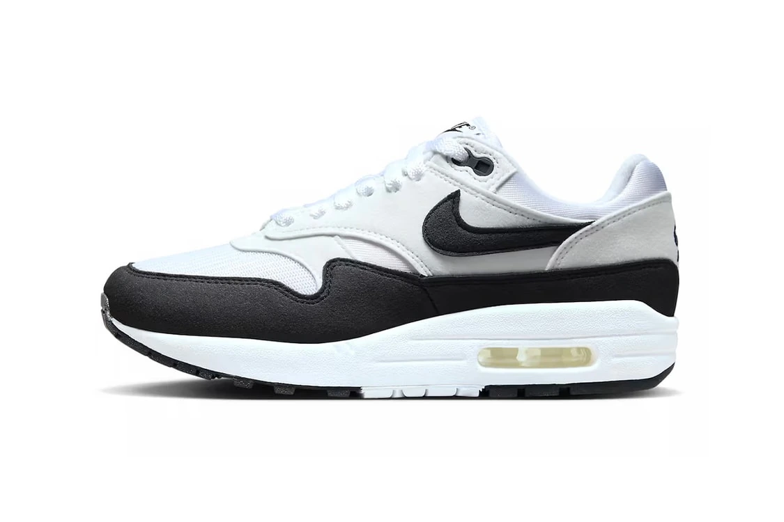 Nike Air Max 1 最新配色「Black/White」鞋款正式发布