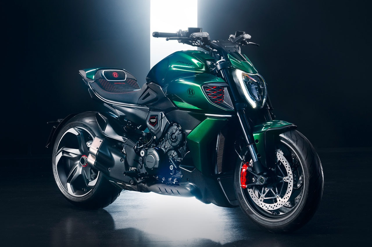 Ducati 携手 Bentley 打造全新限量车型 Diavel 摩特车
