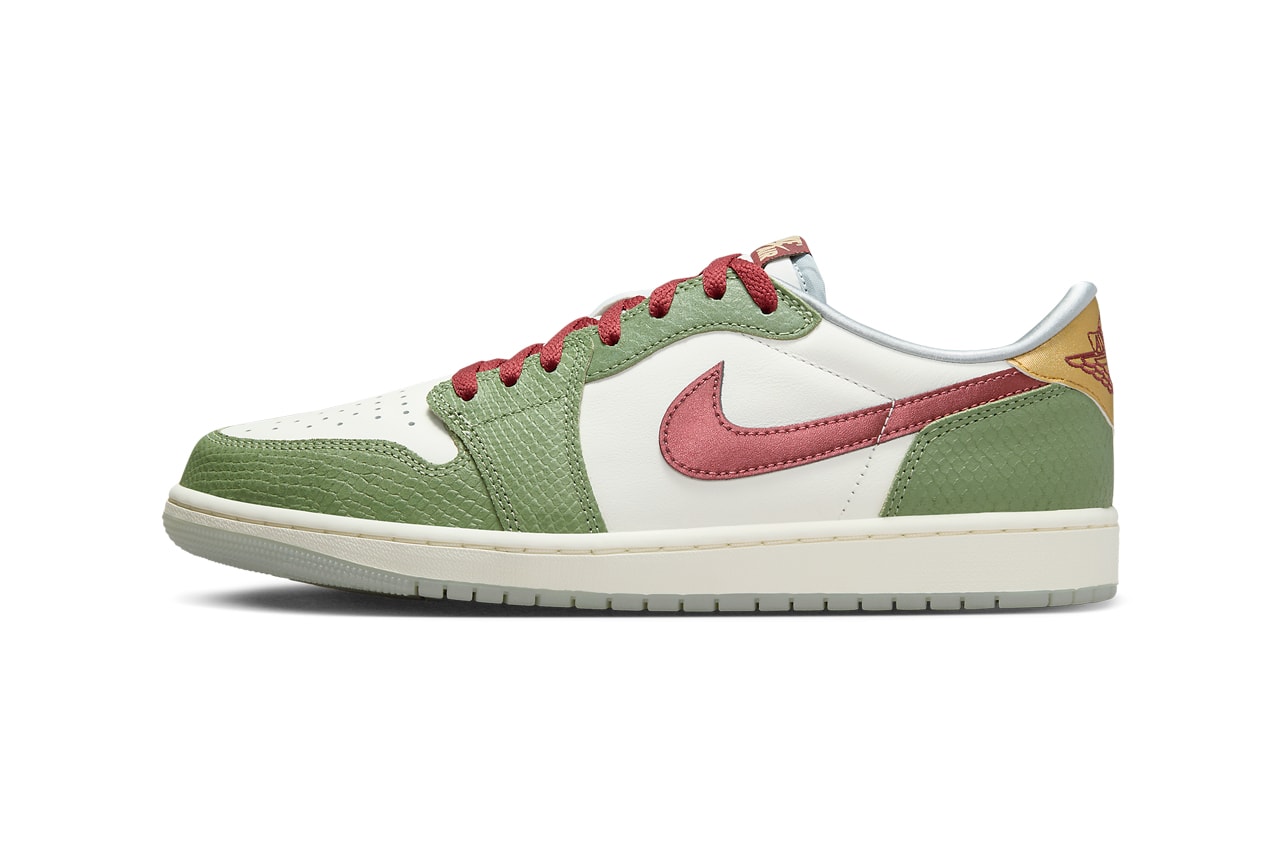 Air Jordan 1 Low OG 全新配色「Year of the Dragon」鞋款官方图辑、发售情报公布