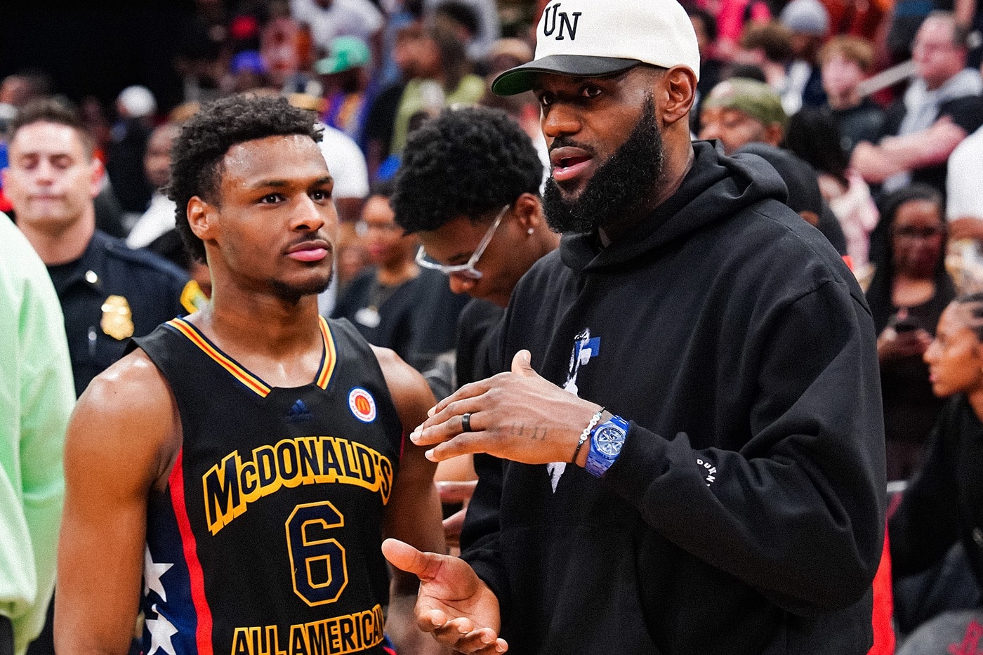 Bronny James 实力如何？LeBron James：「现在就有能力为湖人效力」