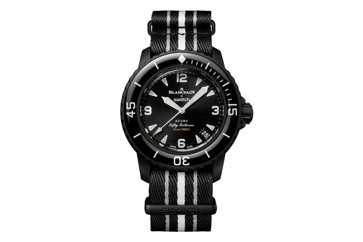 Blancpain × Swatch Bioceramic Scuba Fifty Fathoms 联乘新作「OCEAN OF STORMS」登场